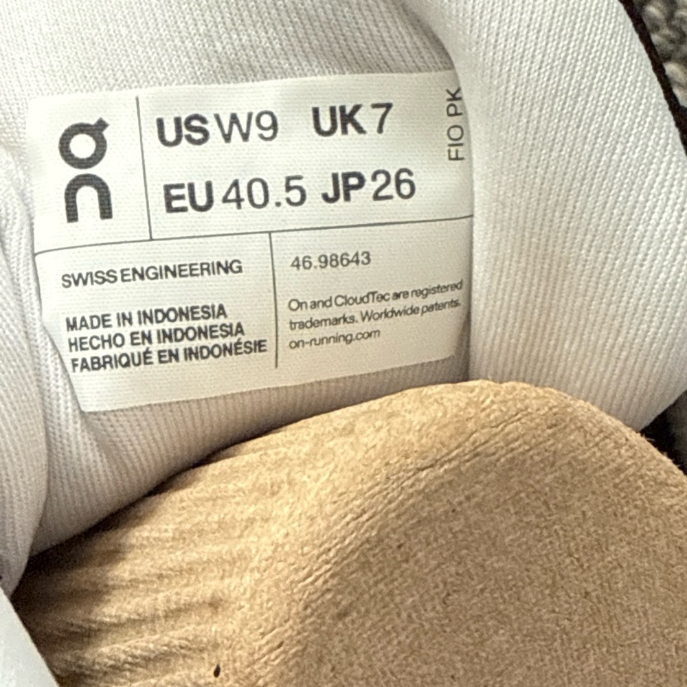 On Cloud Cloudrunner Running Shoes Grey Black Wom… - image 10